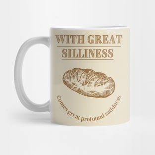 With great silliness comes great profound saddness Sobre Alba Mug